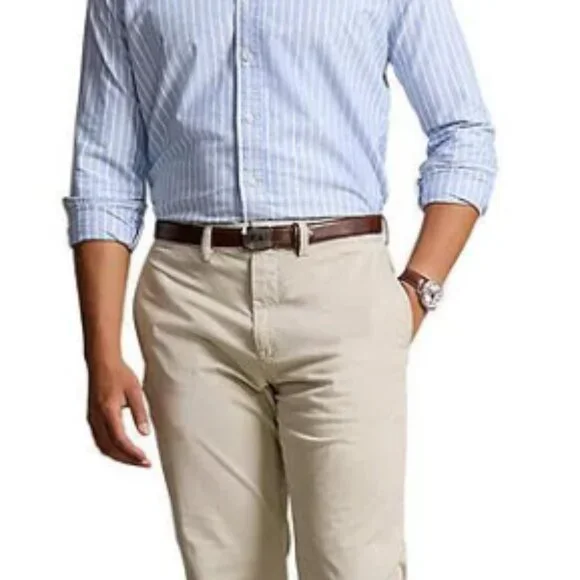 Polo Ralph Lauren -Cotton Chino Men's Classic Fit Pants 34/30 - Picture 1 of 4
